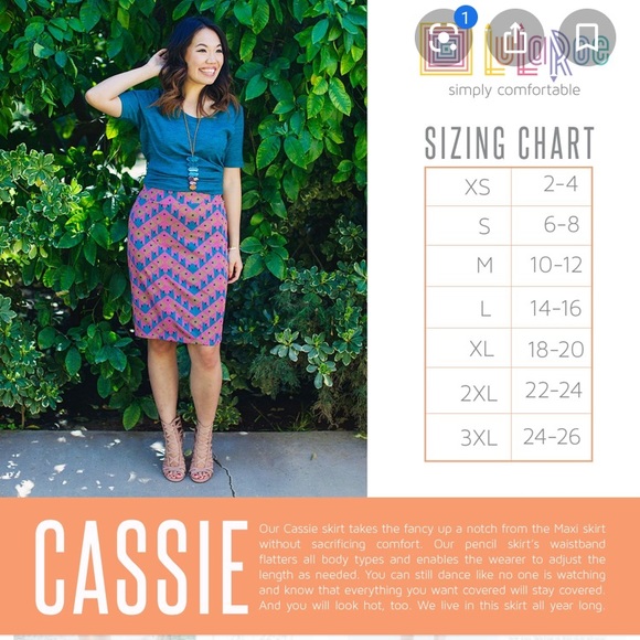 New LuLaRoe Cassie Skirt OS - Picture 6 of 6